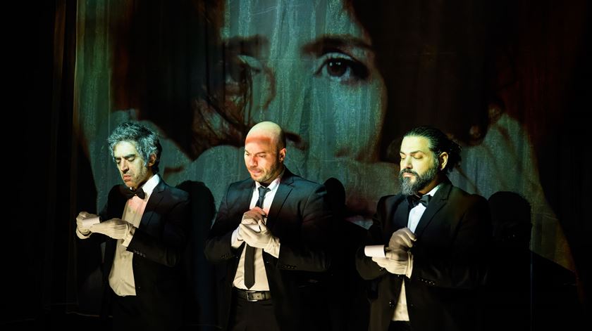 Quarteto Contratempus na ópera "Ai, tu é que és o meu rapaz". Foto: Pedro Sardinha