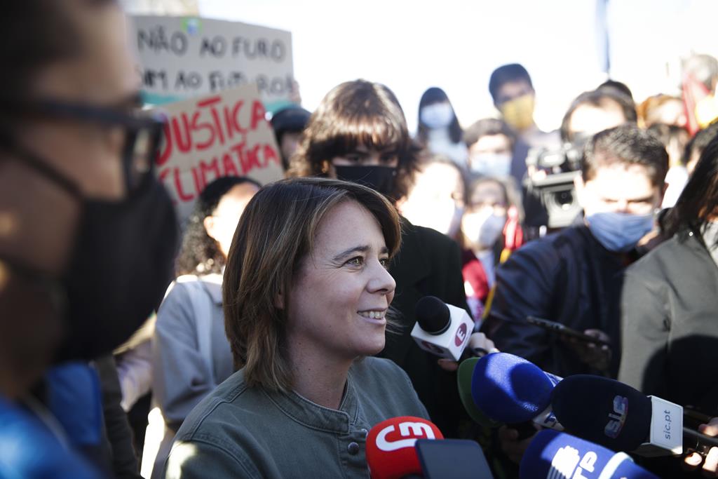 Catarina Martins, coordenadora do Bloco de Esquerda. Foto: Joana Gonçalves/ RR