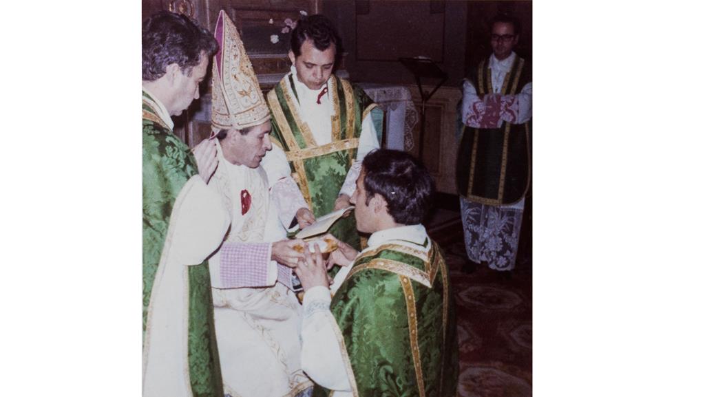 D. António Marto, na sua ordenação sacerdotal, a 7 de novembro de 1971. Foto: DR