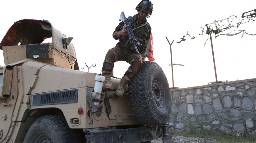 Militar no Afeganistão. Foto: Ghulamullah Habibi/EPA
