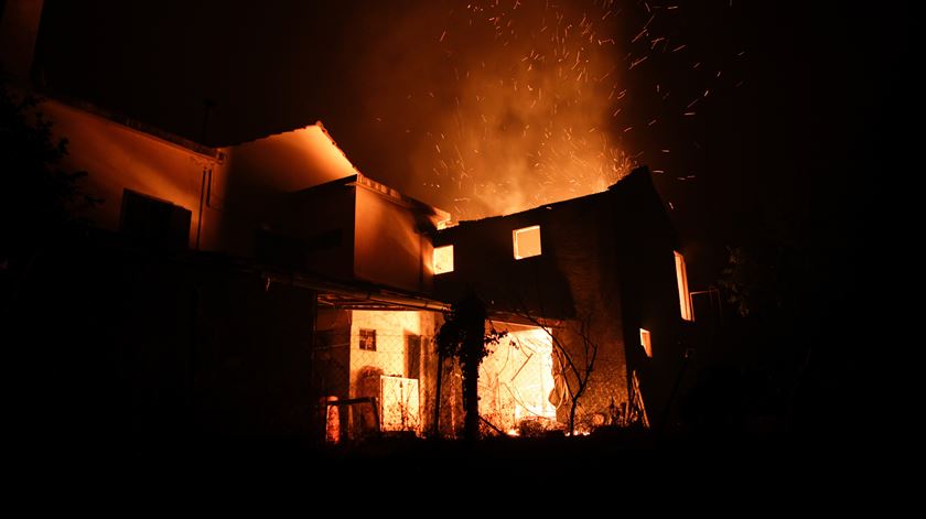 Só em Pedrógão Grande mais de 300 imóveis foram afectados pelas chamas. Foto: Paulo Cunha/Lusa