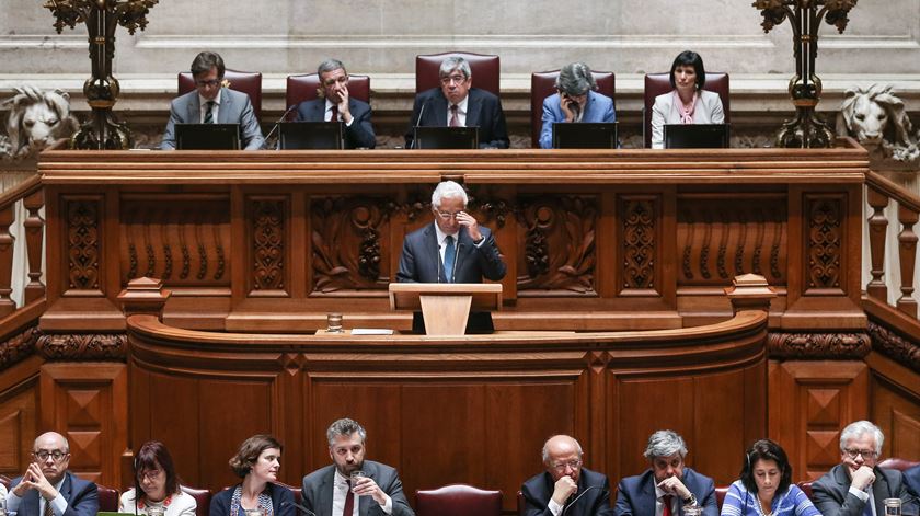 António Costa volta ao Parlamento para o debate sobre o Estado da Nação. Foto: Mário Cruz/Lusa