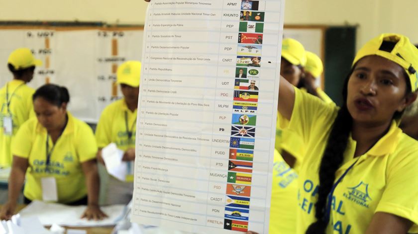 Eleições em Timor-Leste de 2017. Foto: António Dasiparu/EPA