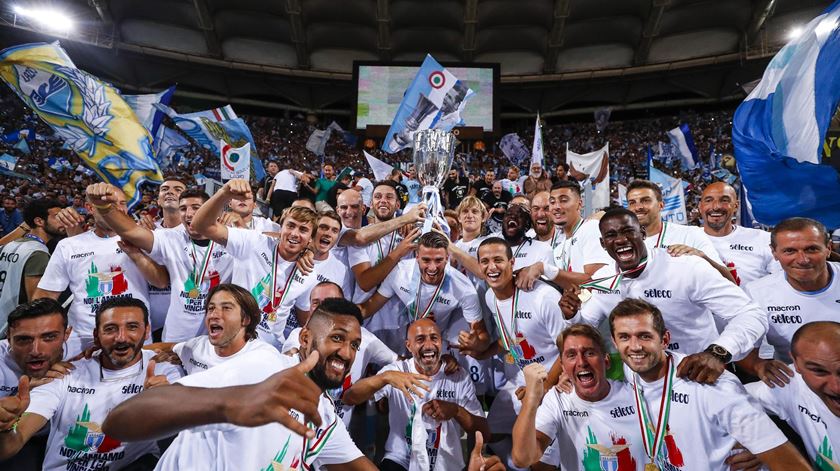 Lazio conquistou Supertaça, Foto: Angelo Carconi/EPA