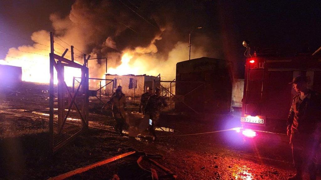 Nagorno-Karabakh. Explosão em depósito de gasolina causa 20 mortos e 300 feridos. Foto: Reuters