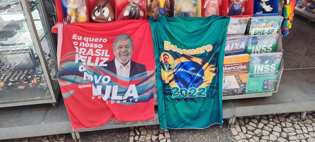 Eleições no Brasil. Bolsonaro/Lula. Foto: Sérgio Costa/RR