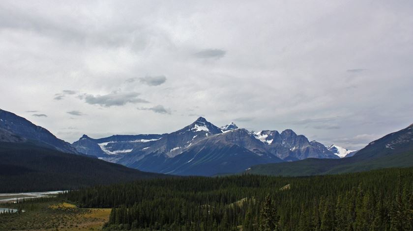 Os alpinistas desapareceram no Howse Peak, nas Montanhas Rochosas do Canadá. Foto: Parks Canada/Facebook