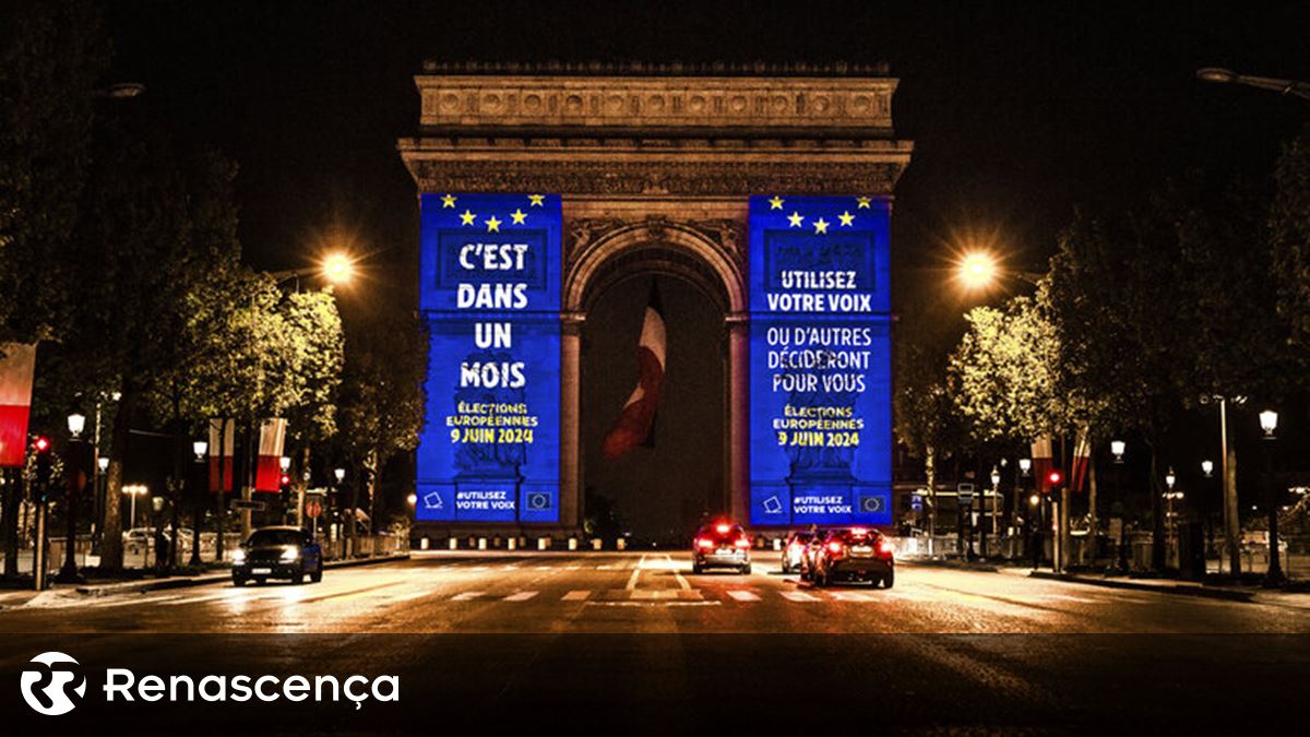 Dia da Europa. Monumentos europeus e nacionais iluminaram-se para apelar ao voto