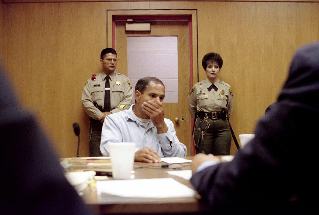 Sirhan Sirhan, numa audiência em que lhe foi negada a liberdade condicional, em 1997 Foto: Reuters