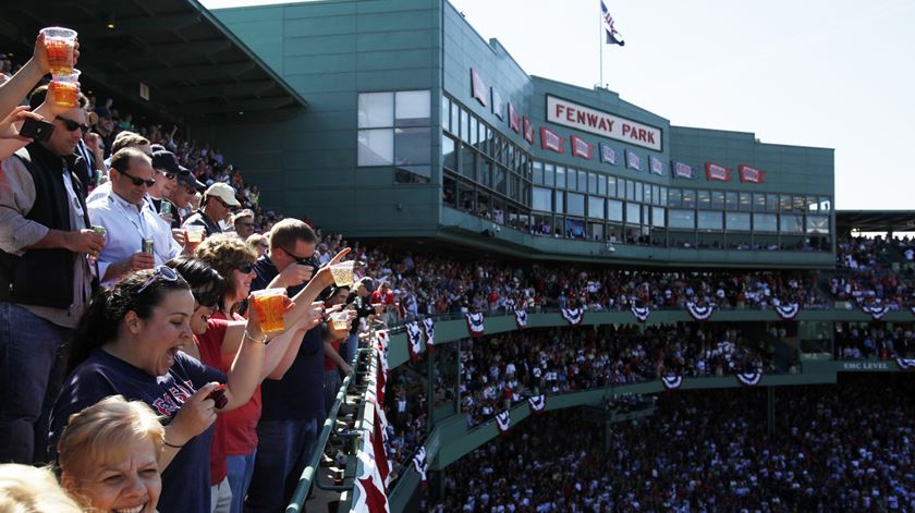 Fenway Park, um dos principais estádios de basebol, em Boston. Foto: Reuters