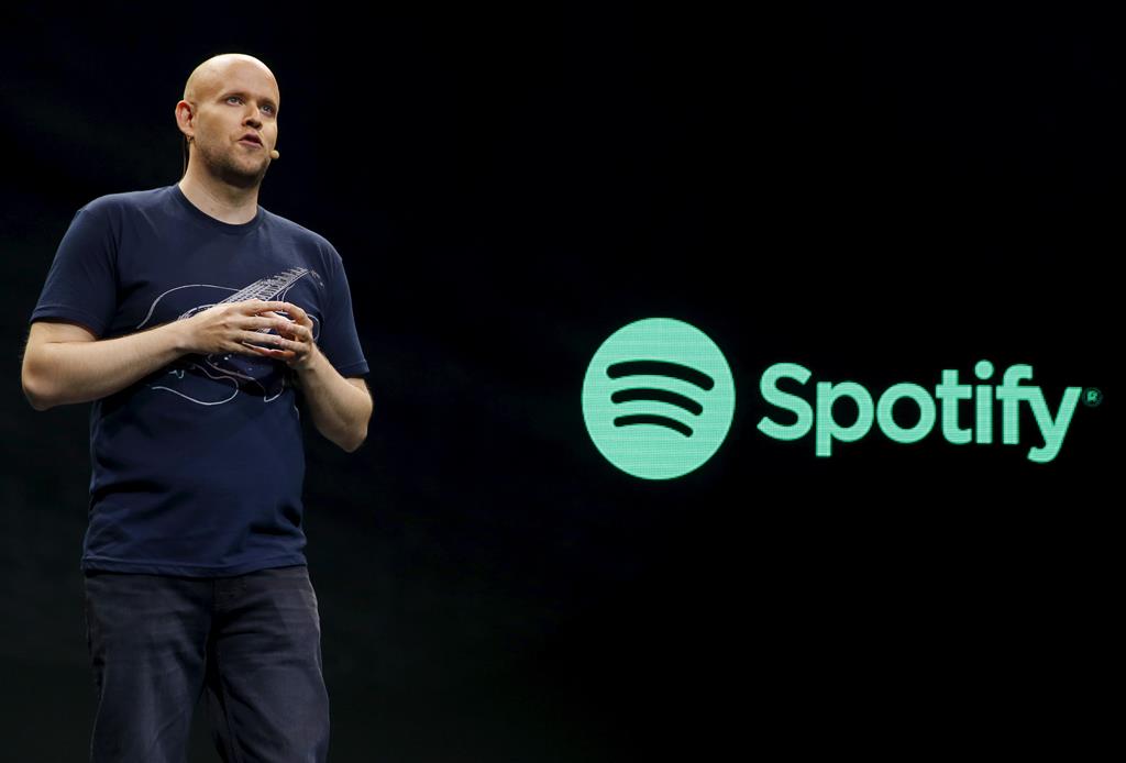 Fundador do Spotify Daniel Ek. Foto: Reuters