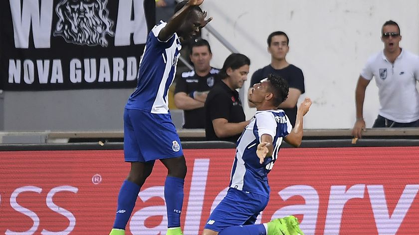 Aboubakar e Soares são dois dos maiores goleadores do FC Porto nos últimos anos. Foto: Hugo Delgado/Lusa