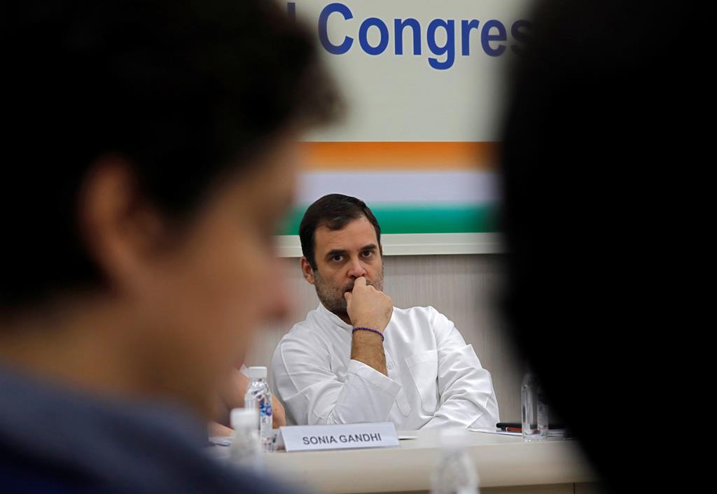 Rahul Gandhi, líder do principal partido de oposição do Congresso da Índia. Foto: Anushree Fadnavis/Reuters