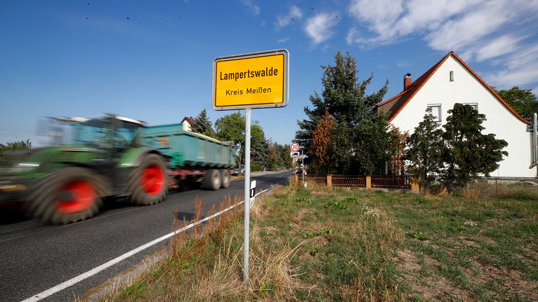 Paisagem rural no leste da Alemanha, na cidade de Lampertswalde. Foto: Wolfgang Rattay/Reuters
