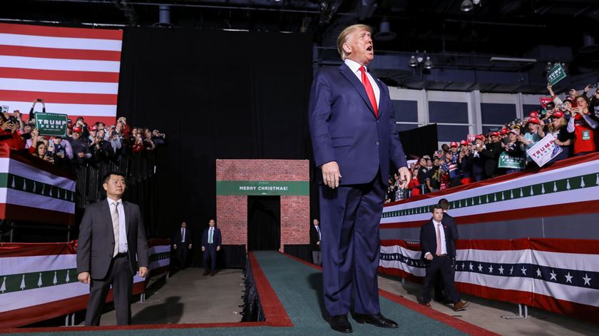 Trump está em campanha para a reeleição. Foto: Leah Millis/Reuters