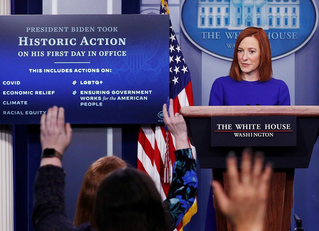 Nova porta-voz da Casa Branca, Jen Psaki. Foto: Tom Brenner/Reuters