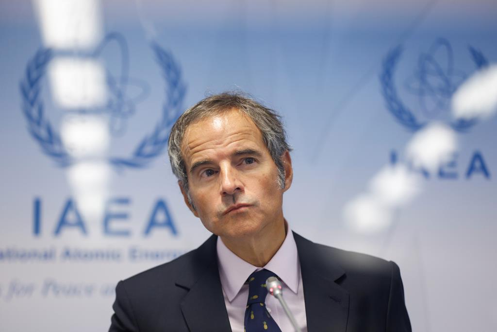Diretor-geral da Agência Internacional de Energia Atómica (AIEA), Rafael Grossi. Foto: Leonhard Foeger/Reuters