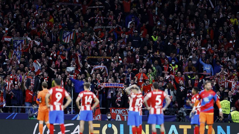 Wanda Metropolitano esteve cheio, mas "colchoneros" não marcaram qualquer golo.  Foto:  REUTERS/Juan Medina