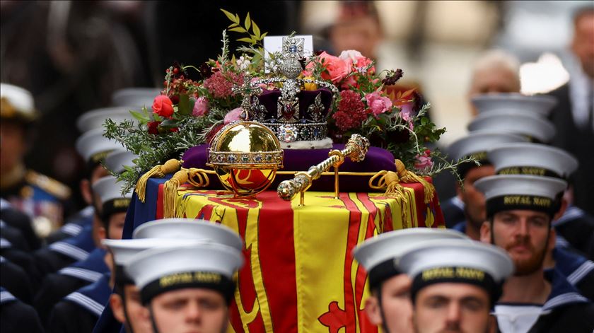 As imagens que marcam o funeral da rainha Isabel II