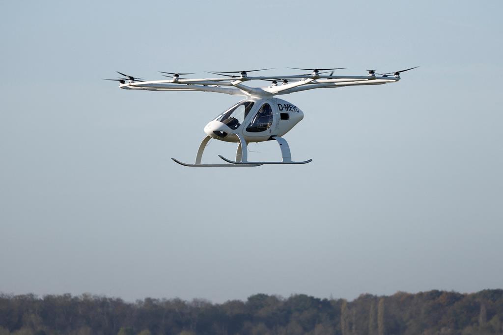 Drone da Volocopter. Foto: Benoit Tessier/Reuters