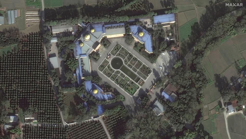 Imagens de satélite de cemitério em Chengdu, na China, a 21 de Dezembro de 2022. Foto: Maxar Technologies/Reuters
