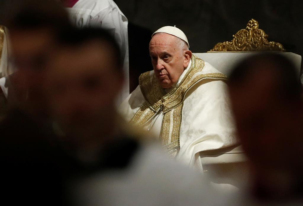 Papa Francisco na homilia da Vigília pascal Foto: Reuters