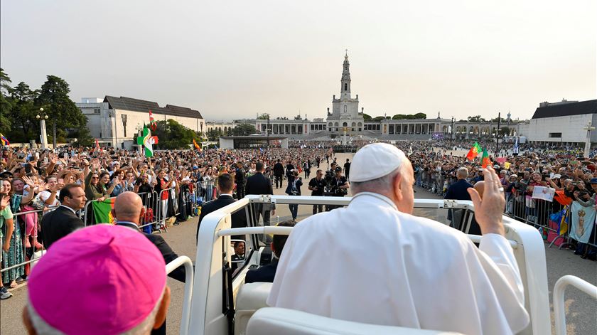 Papa Francisco no Santuário de Fátima. Foto: REUTERS