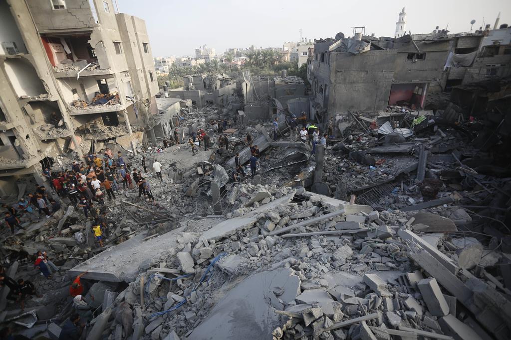 Ataques de israel em Gaza, campo de Magazhi. Foto: Reuters