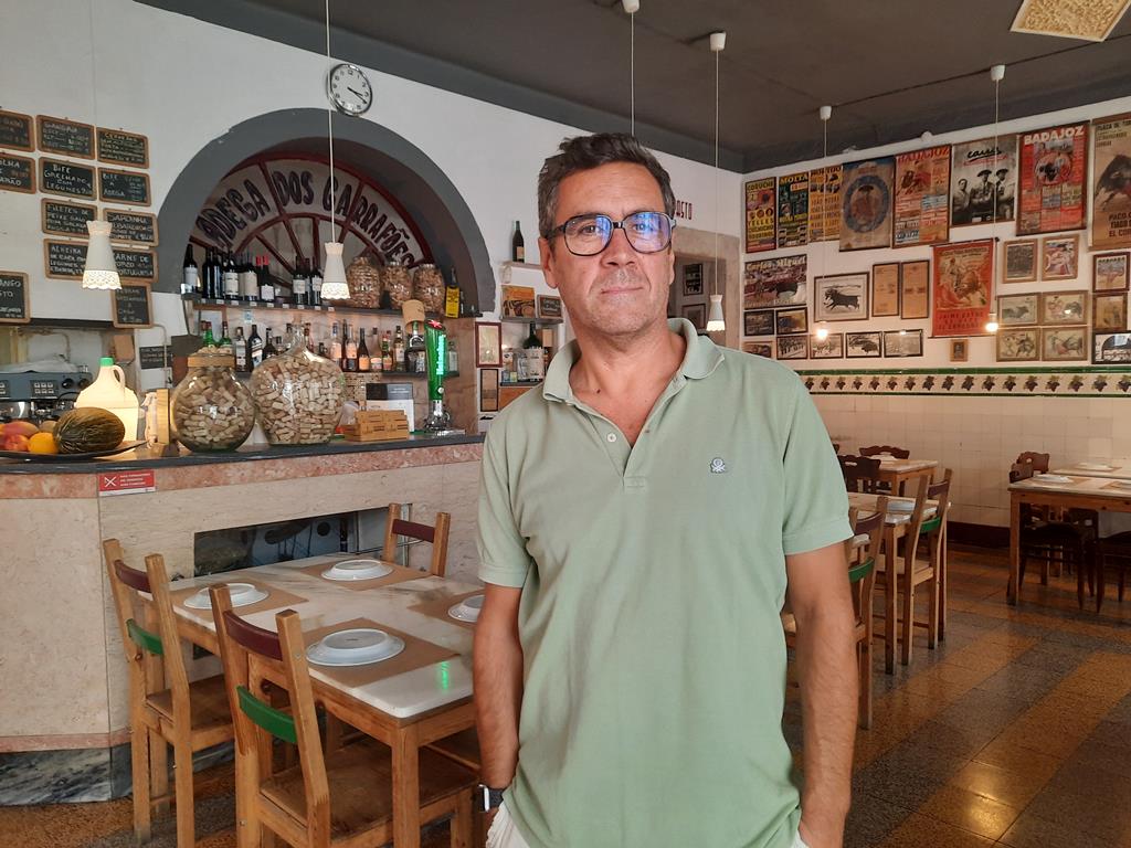 Miguel Agostinho proprietário do restaurante Adega dos Garrafões // Filipa Ribeiro