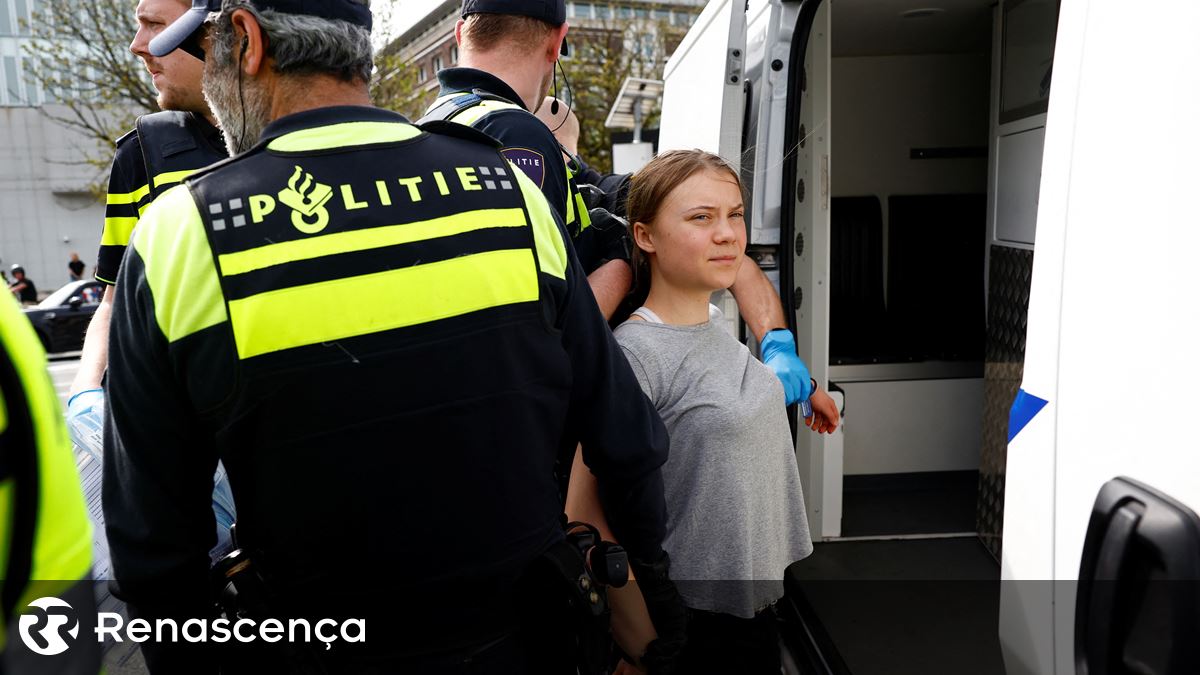 Greta Thunberg detida em manifestação nos Países Baixos