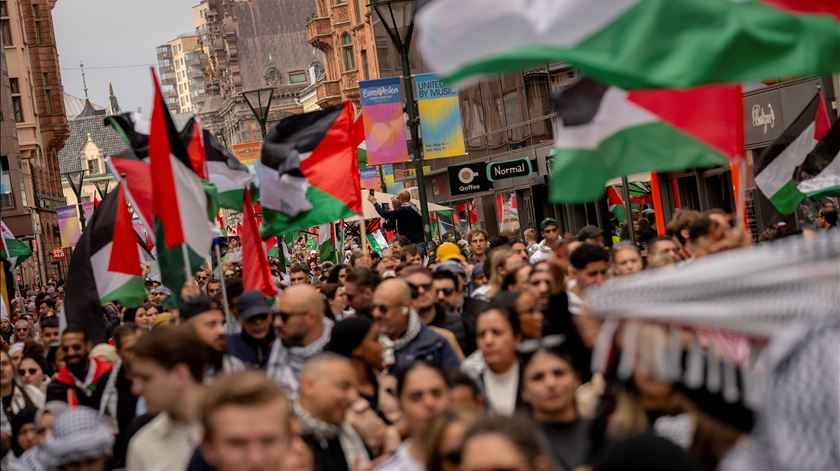 Eurovisão. França e Alemanha consideram "inaceitáveis" protestos de apelo ao boicote de Israel