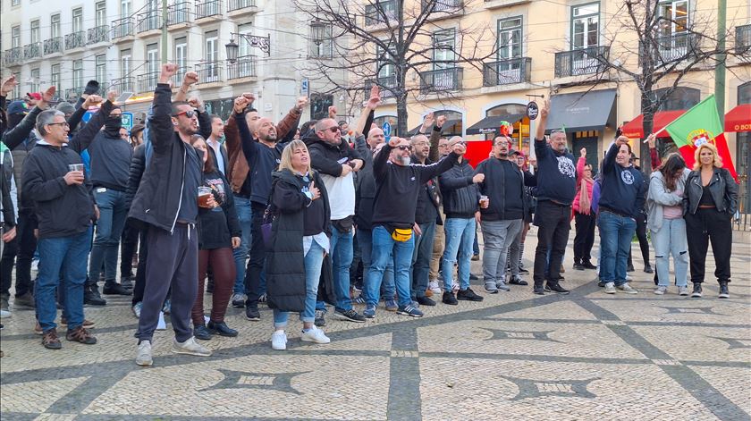 Manifestação de extrema-direita em Lisboa Foto: José Carlos Silva
