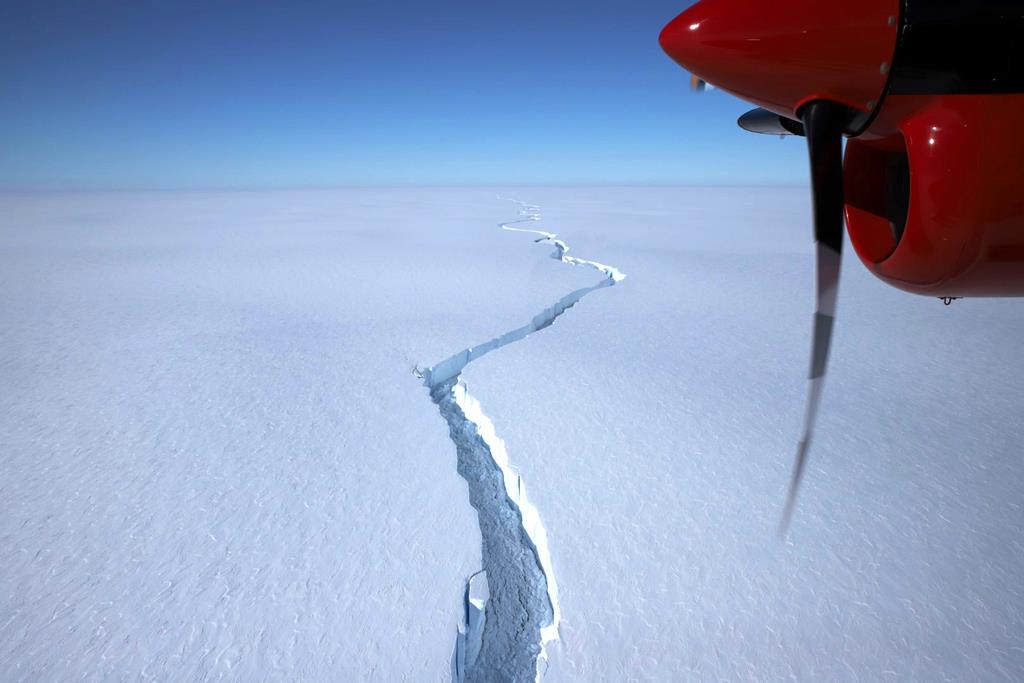 Iceberg na Antártida Foto: Avankints/bas//EPA