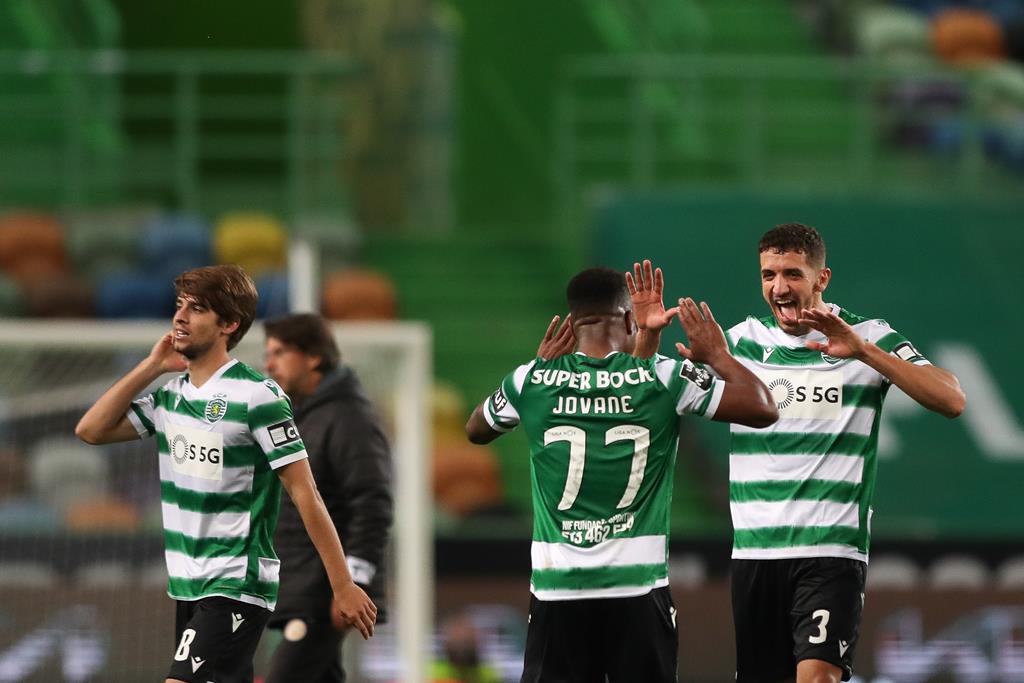 Sporting ainda não perdeu esta temporada na I Liga Foto: Mário Cruz/Lusa