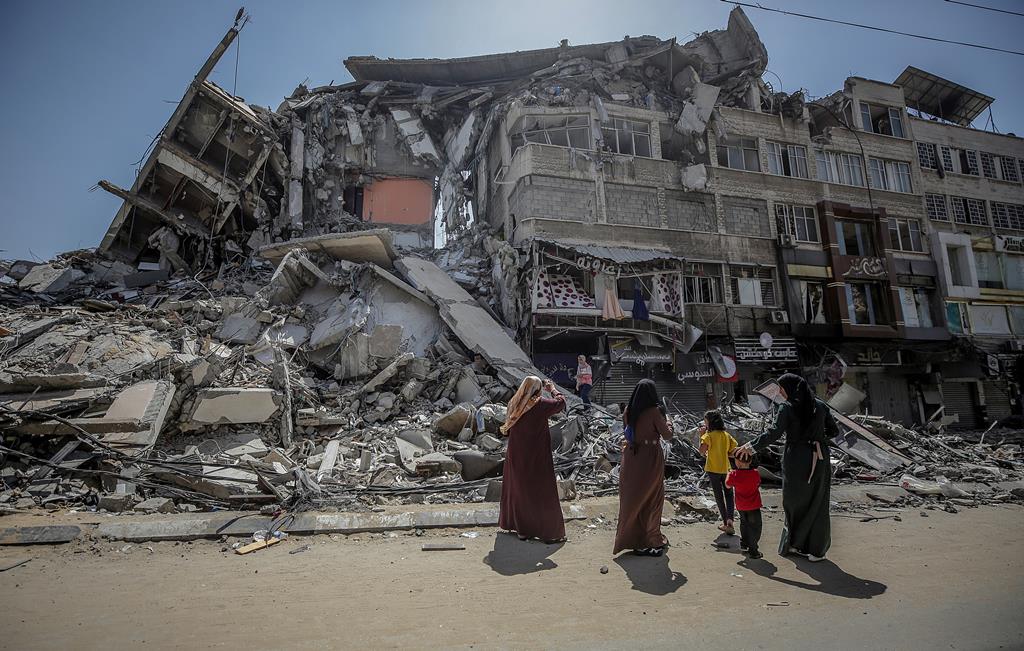 Faixa de Gaza  em maio deste ano. Foto: Mohammed Saber/EPA