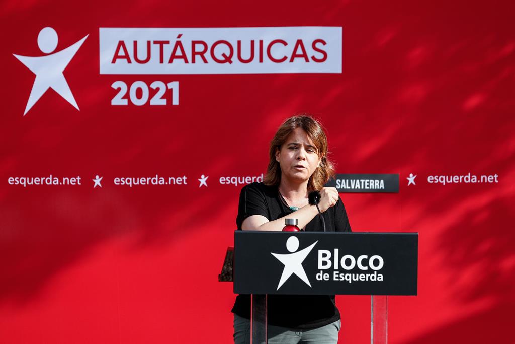 Catarina Martins, coordenadora do Bloco de Esquerda. Foto: António Cotrim/Lusa