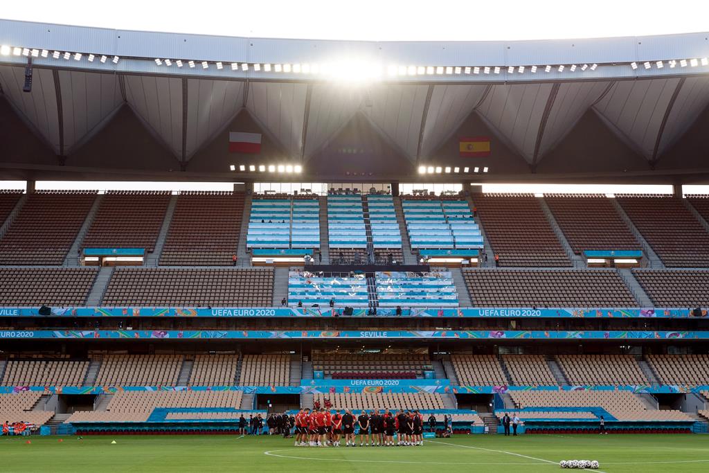 Estádio Olímpico de Sevilha, La Cartuja. Euro 2020. Foto: Adam Warzawa/EPA