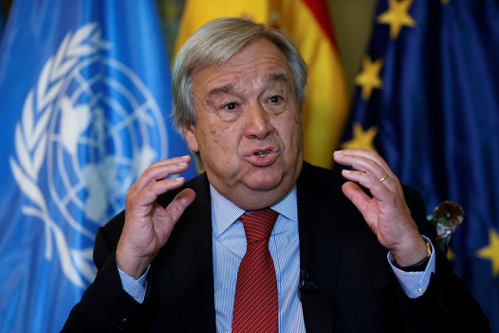 António Guterres, secretário-geral da ONU Foto: Chema Moya/EPA