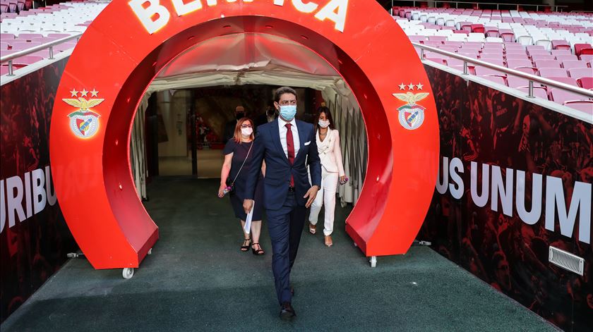 Rui Costa assumiu a presidência do Benfica, após a saída de Luís Filipe Vieira Foto: Miguel A. Lopes/Lusa