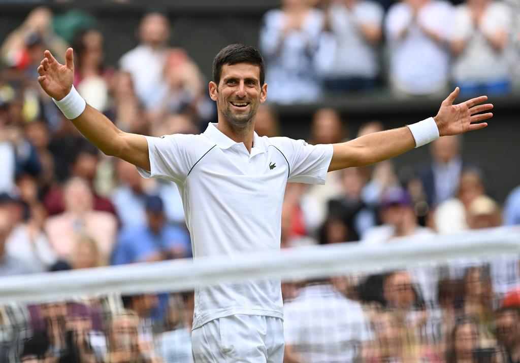 Djokovic venceu as três últimas edições do torneio de Wimbledon Foto: Neil Hall/EPA