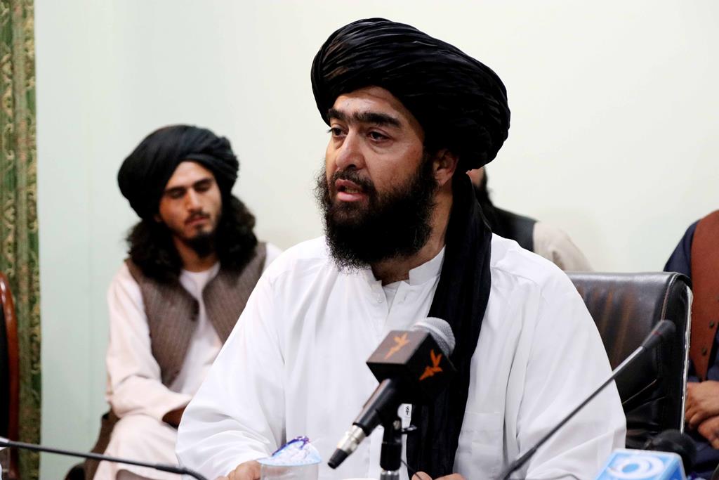 Ahmadullah Muttaqi - diretor de media e cultura dos talibãs. Foto: Stringer/EPA