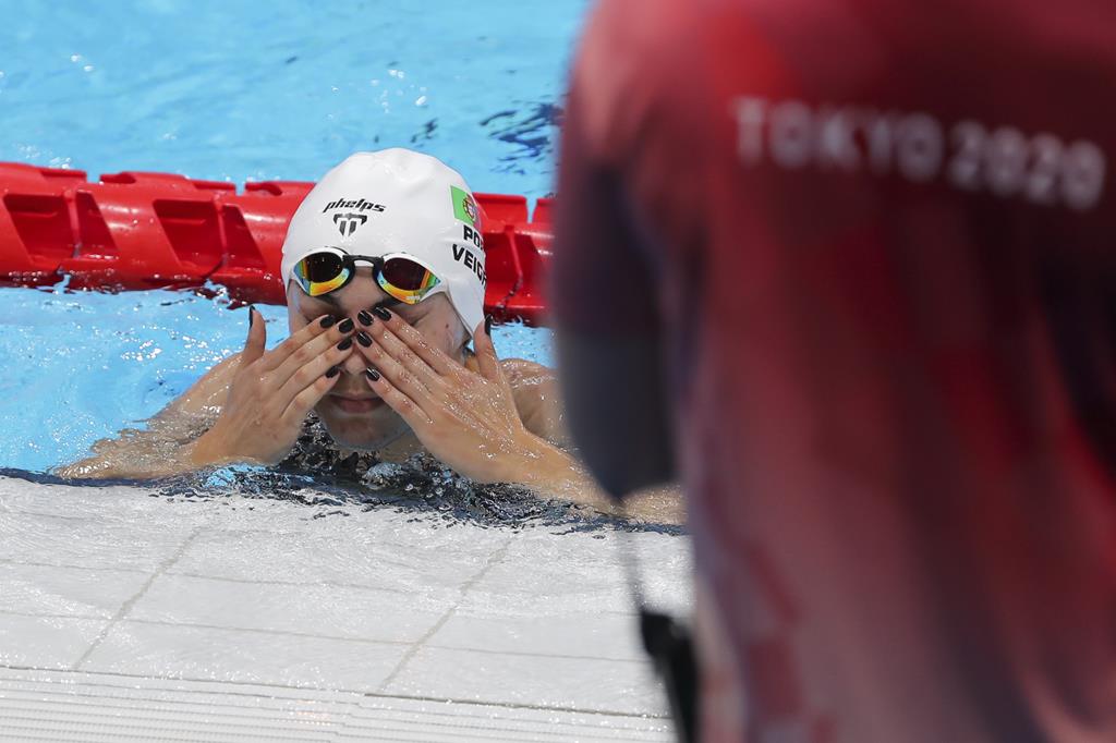 Susana Veiga competiu com nadadoras com menor grau de incapacidade Foto: Miguel A. Lopes/Lusa