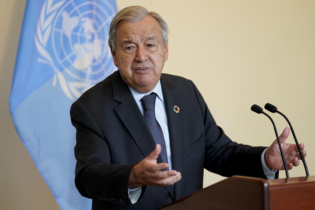António Guterres, secretário-geral da ONU. Foto: John Minchillo/Pool/EPA