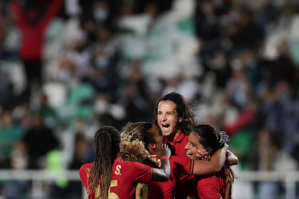 Dolores Silva é a capitã da seleção feminina de futebol Foto: Tiago Petinga/Lusa