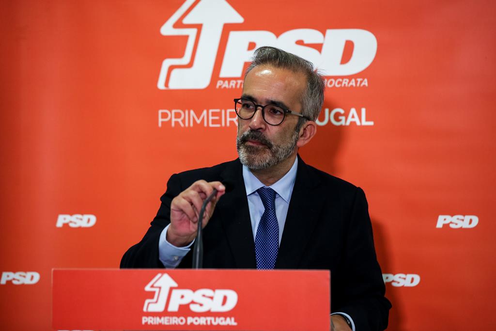 Paulo Rangel no Conselho Nacional extraordinário do PSD. Foto: Paulo Novais/Lusa