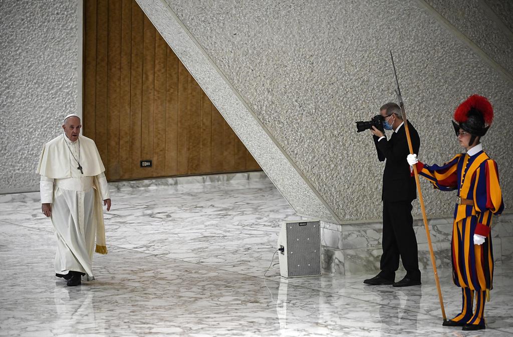 Papa Francisco, audiência geral de quarta-feira. Foto: Riccardo Antimiani/EPA