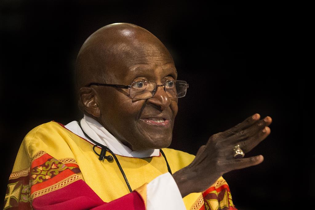 O arcebispo Desmond Tutu foi elogiado numa mensagem do Presidente Marcelo Rebelo de Sousa. Foto: Nic Bothma/EPA