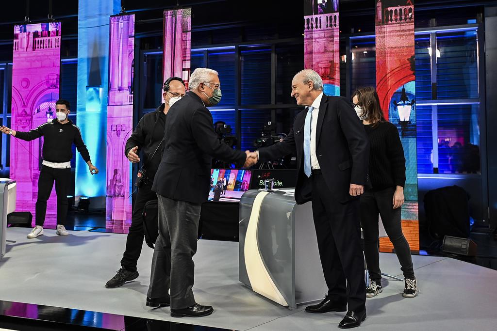 Debate entre António Costa e Rui Rio Foto: Pedro Pina/RTP