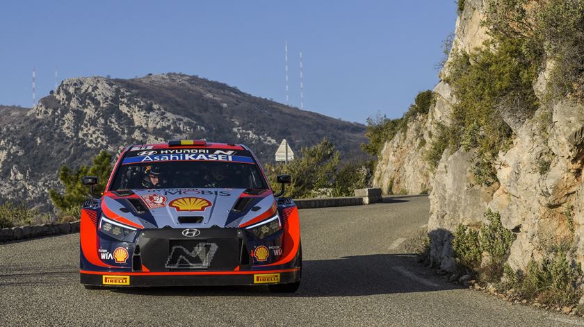 A Hyundai desiludiu no arranque da era híbrida do WRC Foto: EPA