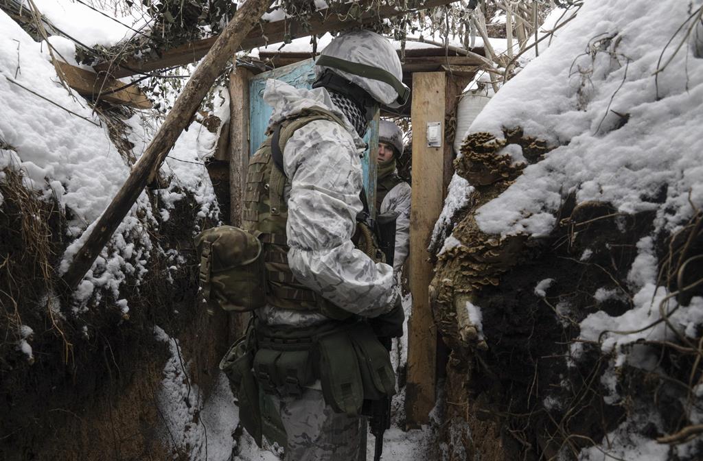 Ucrânia, soldados, inverno. Foto: Stanislav Kozliuk/EPA